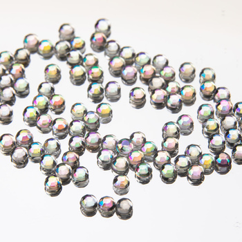 Decorazione per unghie con strass effetto vetro iridescente, 3 mm, circa 100 pezzi, n. 1