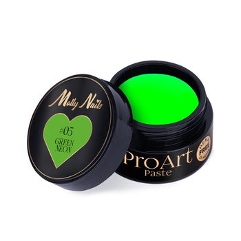 Pâte à décorer ProArt Paste Molly Nails Vert néon sans HEMA/Di-HEMA 5 g n° 5