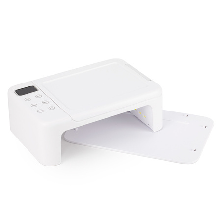 No Name 168W UV/LED nail lamp with stand for hybrid nail polish, gels, and acrylic gels, white Z22
