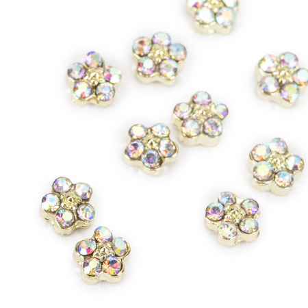 Decorazioni per unghie con fiori 3D MollyNails K1119, 10 pezzi