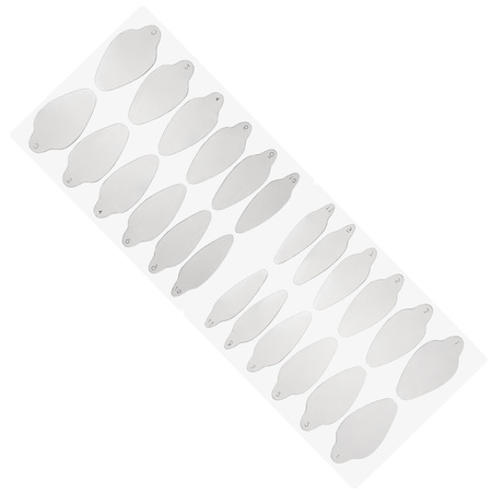 Moules autocollants en silicone pour Dual Form ovale ST012-3 MollyLac, 24 pièces