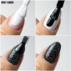 Molly Nails Crackle Gel, schwarz, Nr. 158, 8 g