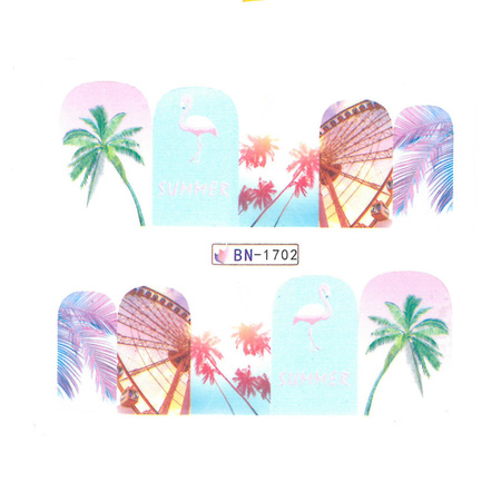 BN-1702 Summer Water Nail Stickers