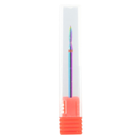Unicorn rainbow teardrop narrow red diamond bur No. 31