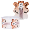 Plantillas para moldes de uñas MollyLac con estampado de leopardo, 500 unidades