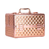 M cosmetic case for Diamond 3D rose gold nail polishes with rose gold fittings