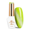 Гібридний лак Molly Nails Neon Flashy Cat Eye без HEMA, 8 г, № 178