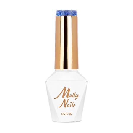 Vernis hybride Molly Nails Flashing Lights 3 Metal Rain sans HEMA/Di-HEMA, 8 g, n° 617