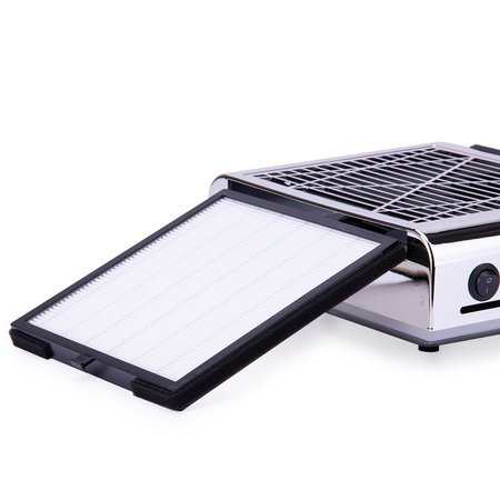 Pochłaniacz pyłu 80W kasetowy MollyLac 1-wiatrakowy Silver srebrny 858-8
