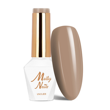 Lakier hybrydowy Molly Nails Choco Dreams Praline Perfection HEMA/Di-HEMA Free 8g Nr 351