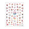 Thin self-adhesive Easter nail stickers CA-118