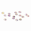 Strass pour ongles en verre SS10 Crystal AB, environ 1440 pièces par paquet