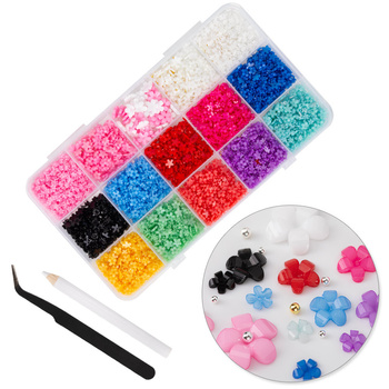 Box with floral decorations BKHZ-015
