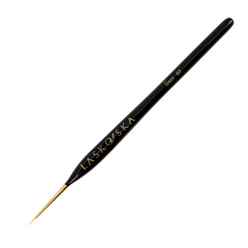 Pincel para decoraciones Liner corto negro, longitud del pelo: 7 mm, Laskovska Brushes