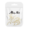 Molly Nails 3D heart nail decorations, white pearl, 10 pcs