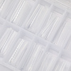 Upper dual forms for nail construction with square scale 7 11 sizes 110 pcs