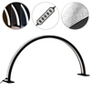 Lampe de maquillage LED en forme d'arc, 35 W, de bureau, sans ombre, noire, avec strass, taille L, HQ-75X