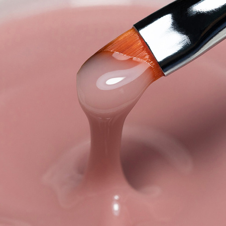 Гель для створення щільної, твердої желеподібної консистенції Jelly Builder Gel від Molly Nails, відтінок Coffee Blush, без HEMA/Di-HEMA, 15 г