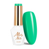 Vernis hybride Molly Nails Green Party Crystal Grass sans HEMA/Di-HEMA, 8 g, n° 84