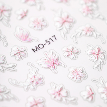 Adhesivos para uñas 5D con motivos florales MO-517 de Molly Nails