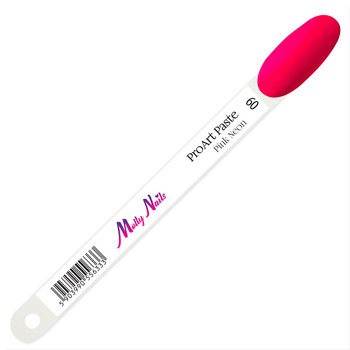 Plantilla de palitos ProArt Paste Pink Neon Molly Nails n.º 9