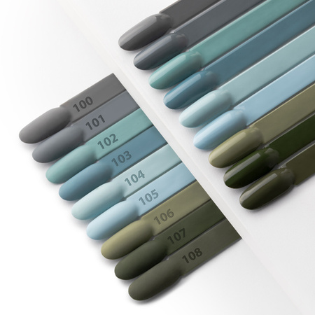 5 + 1 gratis. Esmalte híbrido Molly Nails Pure Nature Glacier sin HEMA/Di-HEMA, 8 g, n.º 102