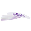 Nagelfeile Sicherheitspaket MollyLac Boot violett Mittel 180/240 CU-05  Beste Qualität