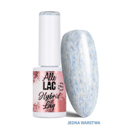 Vernis hybride LED/UV « Gel Polish Blues Denim Fluff » AlleLac, sans HEMA ni Di-HEMA, 6 g