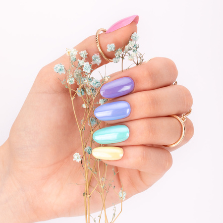 Molly Nails Yoghurt Marshmallow Hybrid Nail Polish HEMA/Di-HEMA Free 8g No. 121
