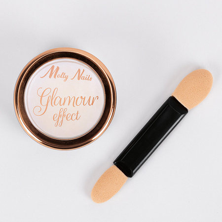 Polvere per unghie Glamour Effect Molly Nails con applicatore n. 1, 1 g