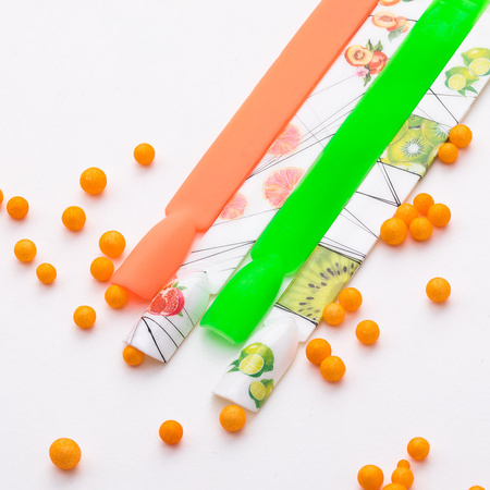 Thin self-adhesive fruit nail stickers F644