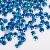 Glas-Strasssteine für Nägel SS5 Blue Zircon AB ca. 50 Stück