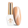 Esmalte híbrido LED/UV Gel Polish Oranges Cat Eye Pastel n.º 180 Molly Nails sin HEMA/Di-HEMA, 8 g