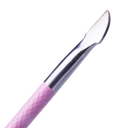 Scalpello professionale a doppia punta per manicure e pedicure, rosa
