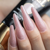 Polygel Acrylgel zum Verlängern von Nägeln AcrylGel Molly Nails HEMA/Di-HEMA-frei Sparkle Rose 30 ml