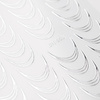 Self-adhesive nail stickers/ French/ French smile line 39 pcs silver DH-808 MollyNails
