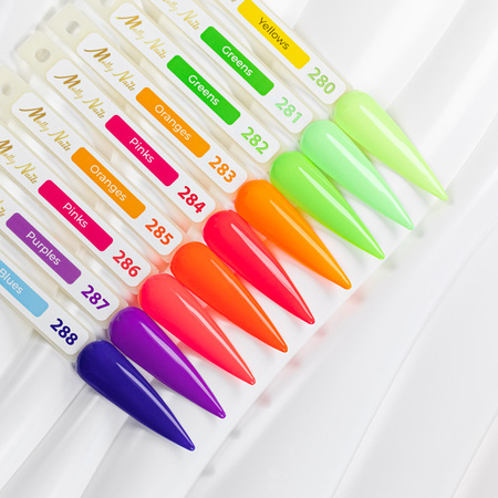 Гібридні лаки LED/UV Gel Polish Vivid Vibes № 287 Ultra Plum Molly Nails без HEMA/Di-HEMA, 8 г