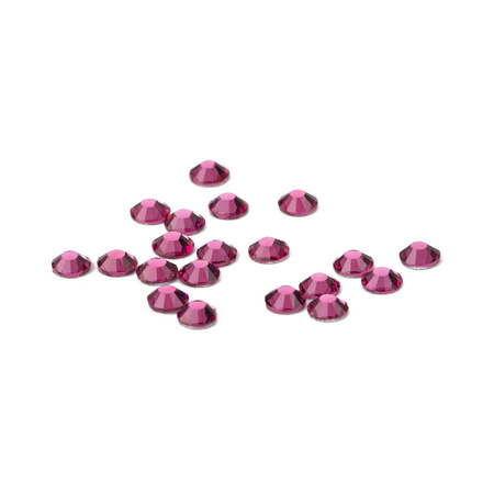 Glas-Strasssteine für Nägel SS10 Fuchsia ca. 50 Stück