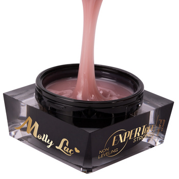 Gel de construcción para uñas Expert Gel Strong Natural Cover de Monika Mielniczuk MollyLac, sin HEMA ni Di-HEMA, 50 g