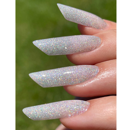 Esmalte híbrido Molly Nails Flashing Holo in Bottle, 8 g