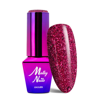 Molly Nails Luxury Glam Midnight Kiss Hybrid Nail Polish 8g No. 548