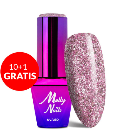 Lakier hybrydowy Molly Nails Luxury Glam For Fun 8g Nr 541