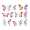 Water stickers for nails, butterflies BN-2566