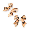 Box with 3D bow decorations Molly Nails leopard print 45 pieces