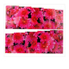 Adhesivos de agua para uñas con motivos florales, hoja de 6,5 x 5,5 cm para 10 dedos, n.º 1587