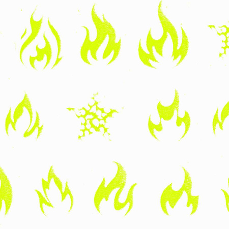Luminous Flames UV-Reactive Transfer Film, 100 cm, No. 2