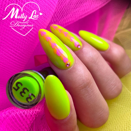 Smalto ibrido MollyLac Fancy Fashion Lemonade Neon 10 g n. 335