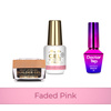 PRO MATCH SYSTEM 2+1 Faded Pink: 2 гелі LED/UV по 15 г: SelfLeveling® у флаконі + Doctor Top 10 г БЕЗКОШТОВНО