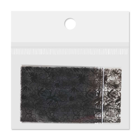 Nageltransferfolie 80 cm Schwarz Nr. 1