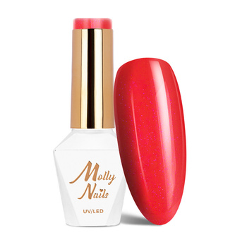 Molly Nails Hearts &amp; Kisses Dazzling Heart HEMA/Di-HEMA Free Hybrid Nail Polish 8g No. 195
